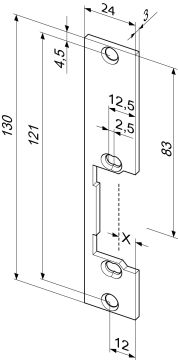 Têtière plate -------19B35