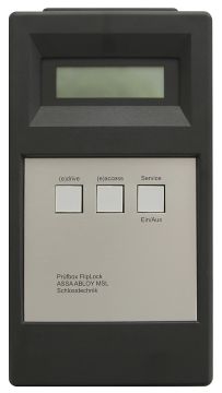 boîtier de test pour serrure FlipLock motorisée Prüfbox