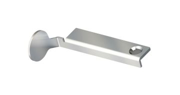 Équerre de montage pour fixer le pied adhésif pour portes affleurantes, droite, 5 pcs 901444