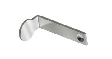 Équerre de montage pour fixer le pied adhésif pour portes à recouvrement, symétrique, 5 pcs 901446