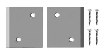 Jeu de plaques d’angle X3, tôle (acier inoxydable) type 3