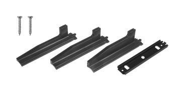 Kit de guidage au sol SN (court), noir, Din Droite