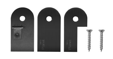 Kit de montage Planet SN, noir, pour portes en bois, Din Droite