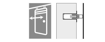 Montage du joint à abaissement en position horizontale/en haut/mécanisme de porte coulissante 900917