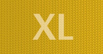 Supplément tissu jaune XL dépliage 330 mm 901212