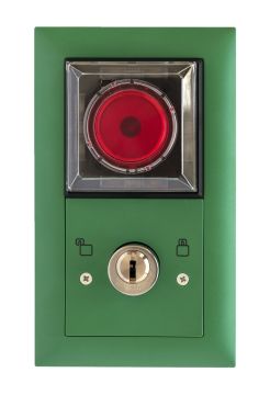 Terminal de sortie de secours Feller Edizio vert