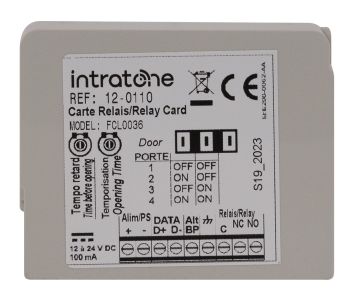 Carte 1 relais supplémentaire pour centrale 1 porte