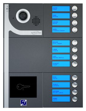 Interphone 12B sans clavier - saillie - anthracite