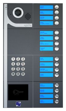 Interphone 16B  avec clavier - saillie - anthracite