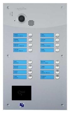 Interphone 16B sans clavier - encastrée - inox
