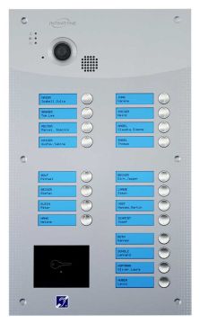 Interphone 20B sans clavier - encastrée - inox