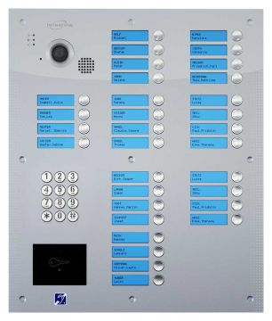 Interphone 32B avec clavier - encastrée - inox