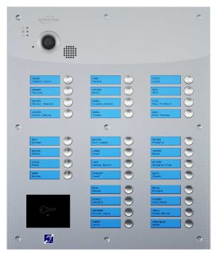 Interphone 32B sans clavier - encastrée - inox