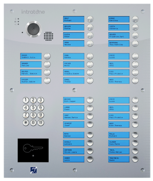 Interphone 36B avec clavier - encastrée - inox