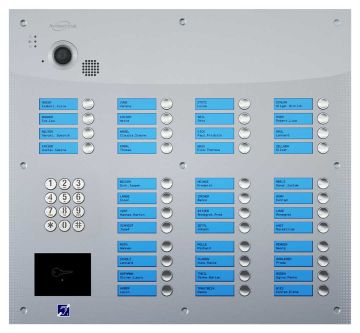 Interphone 40B avec clavier - encastrée - inox