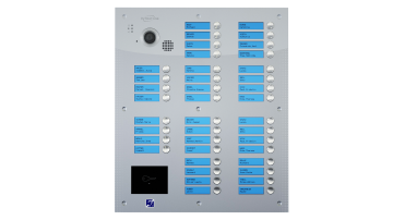 Interphone 40B sans clavier - encastrée - inox