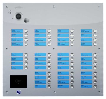 Interphone 44B sans clavier - encastrée - inox