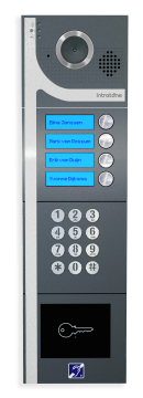 Interphone 4B avec clavier - saillie - anthracite