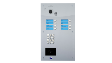 Interphone 8B avec clavier - encastrée - inox