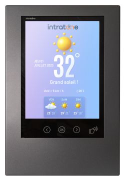 Tableau d'affichage interactif - écran 15 pouces - saillie