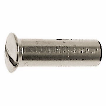 DOUILLE STABIL FENDUE, laiton nickelé