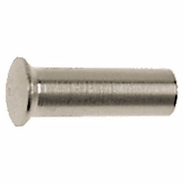 DOUILLE STABIL SANS FENTE, laiton nickelé