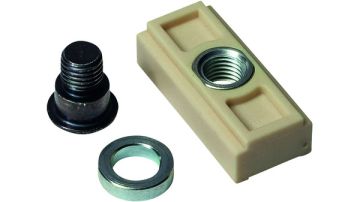 Coulisseau + vis pour glissière G 96 N 20 DORMA