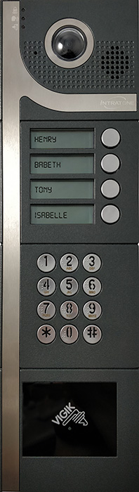 Interphone A Boutons Saillie